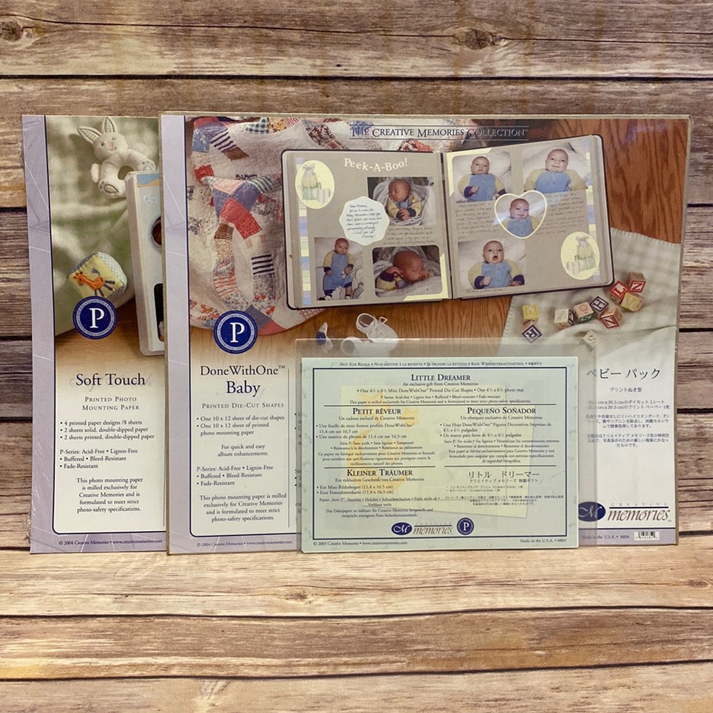 CREATIVE MEMORIES SET for Baby Theme